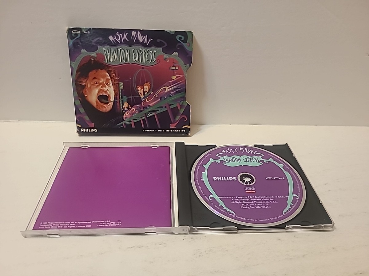 Mystic Midway: Phantom Express (Philips CD-i, 1993) with Slip