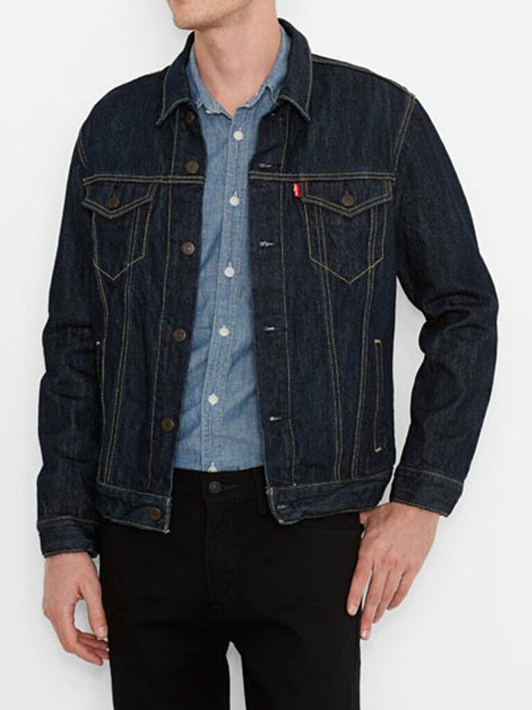 Levi's Mens Denim Trucker Rinse Classic Jacket 72334-0134 |