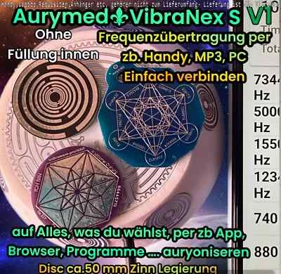 FIRMA AURYMED R.BOE-ERF Radionikgerät Frequenz Übertragung per Audio Rife Clark SolfeggioTesla Lakhovsky