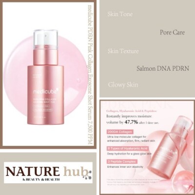 medicube PDRN Pink Collagen Exosome Shot Serum 7,500 PPM 30ml