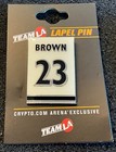 Los Angeles Kings Dustin Brown Jersey Retirement Pin Crypto.com Arena Exclusive