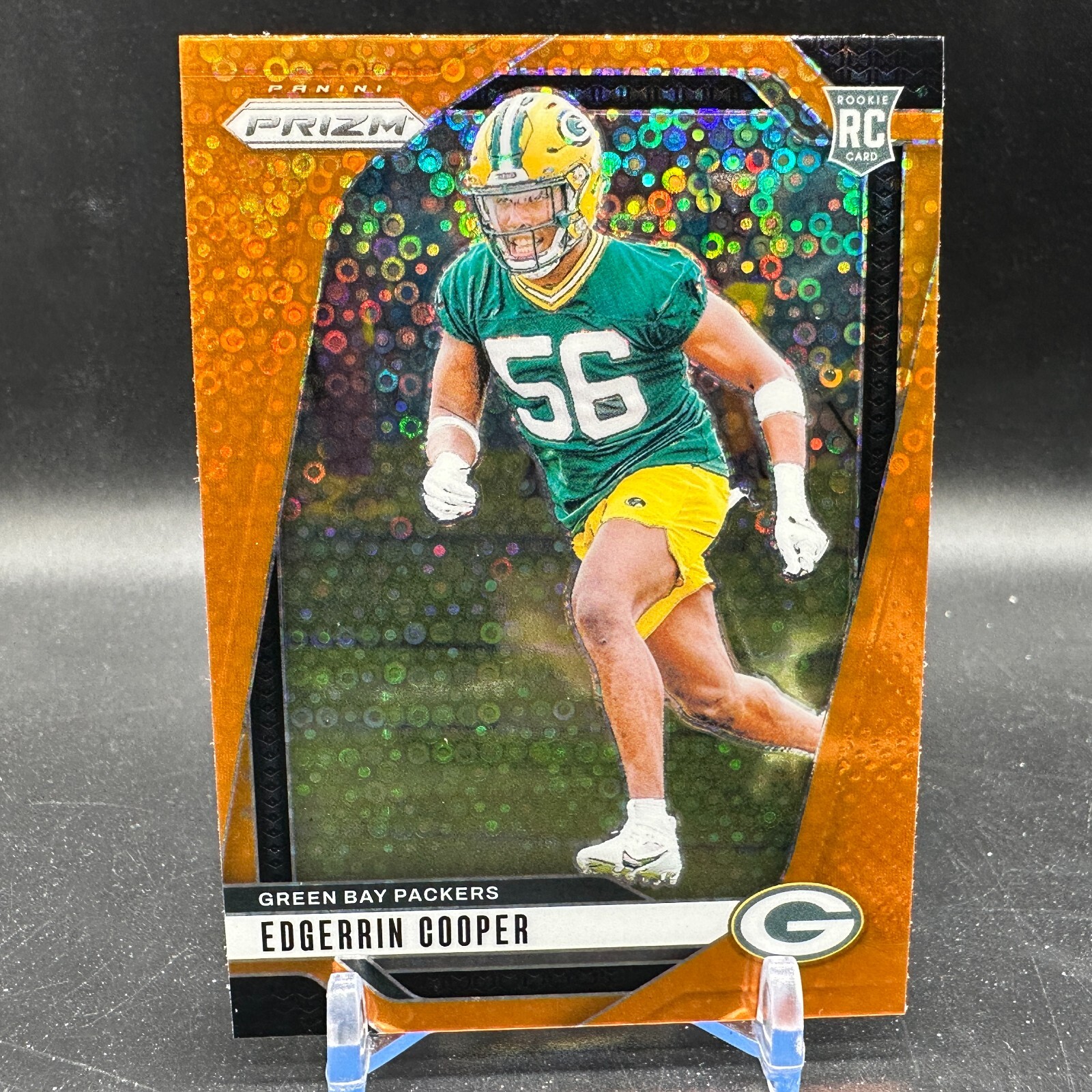 EDGERRIN COOPER ROOKIE ORANGE DISCO #331 RC 2024 PANINI PRIZM PACKERS