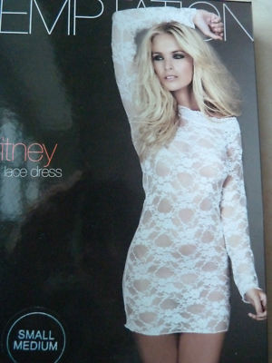 LADIES WOMENS ANN SUMMERS BRITNEY LACY BODY DRESS UP SEXY + FREE GARTER ! |  eBay