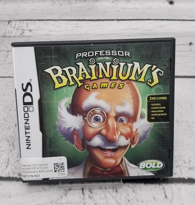 Nintendo DS Professor Brainium's Game Complete