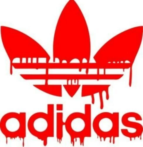 ORACAL 651 Adidas Drip Logo Sport Vinyl Decal Sticker Wall Car Window Bumper Laptop Ipad