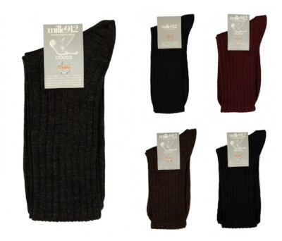 SG Men's CIOCCA Sock One Pair Wool Blend Sanitary Ribbed Long Socks Suitable