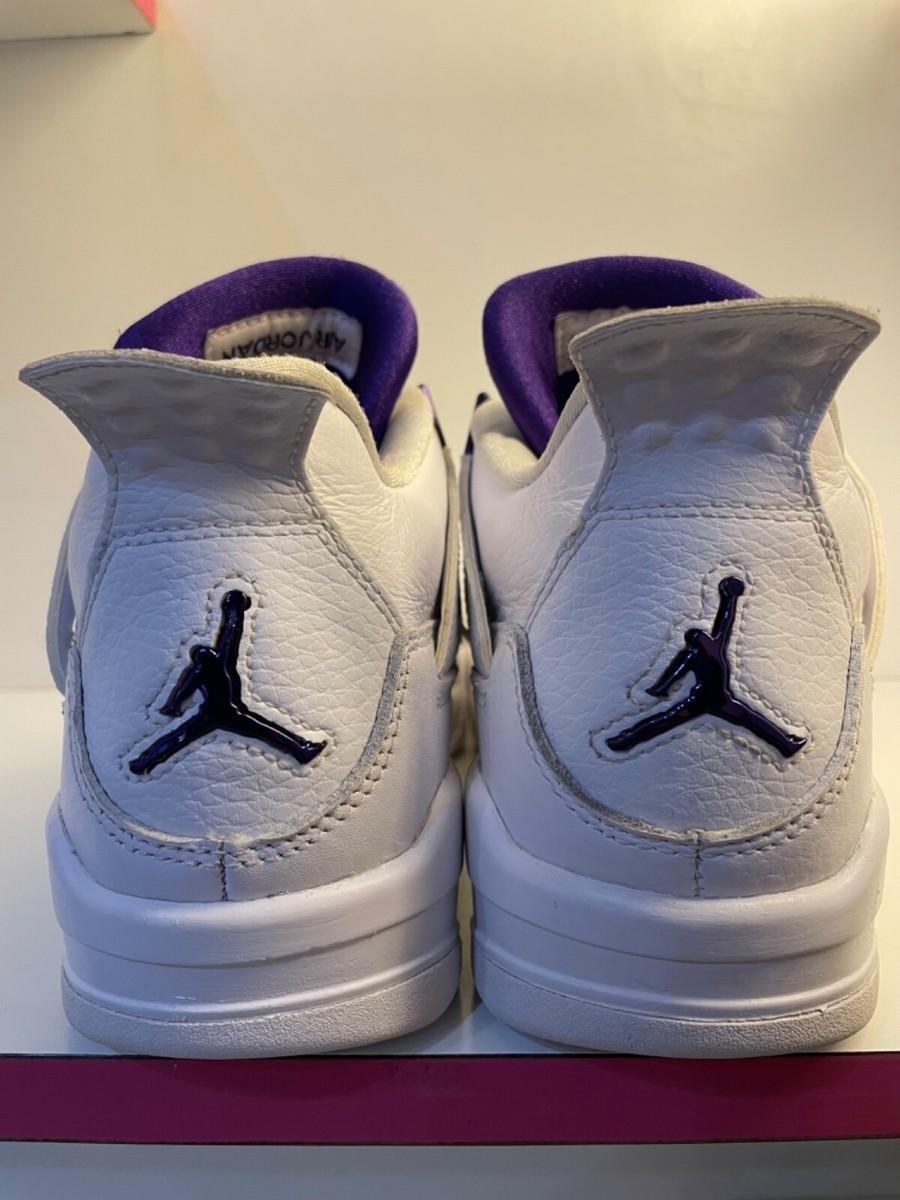 Size 6US - Jordan 4 Retro Mid Purple Metallic 408452-115 | eBay