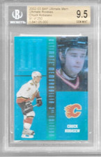 CHUCK KOBASEW CALGARY FLAMES 2002-03 ITG ULTIMATE ROOKIES /250 #8 BGS 9.5