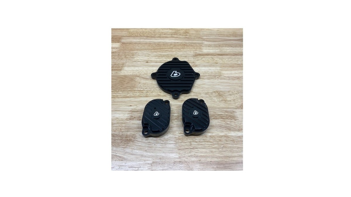 Zongshen ZS155 & TB Parts V1 Race Head Billet Engine Covers BLACK