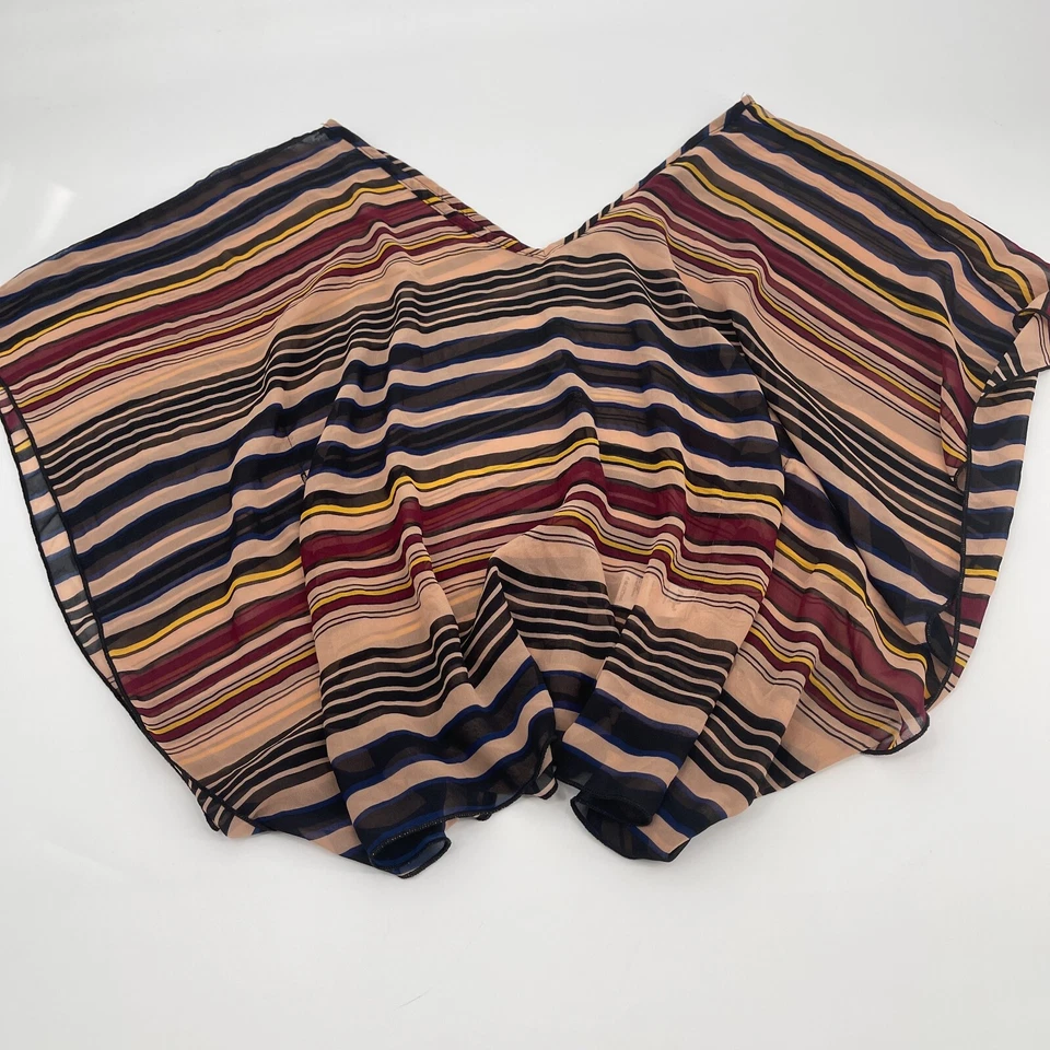 Blusa Papaya Mujer Mediana Rayas Informal Cuello en V Dolman Preppy Ligera Foto 4 de 4