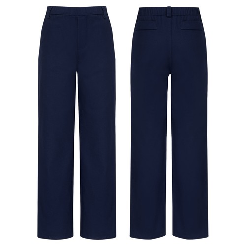 Kids Boys Loose Cargo Pants Solid Color Casual Elastic Waistband Trousers - Picture 14 of 47