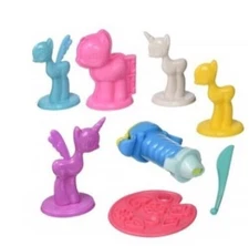 Play-Doh My Little Pony Make 'N Style Ponies Playset - 8 Pieces Molds EUC