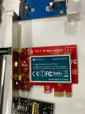 FebSmart Wireless AC Dual Band PCI-E WI-FI Adpater (Model FS-AE120)