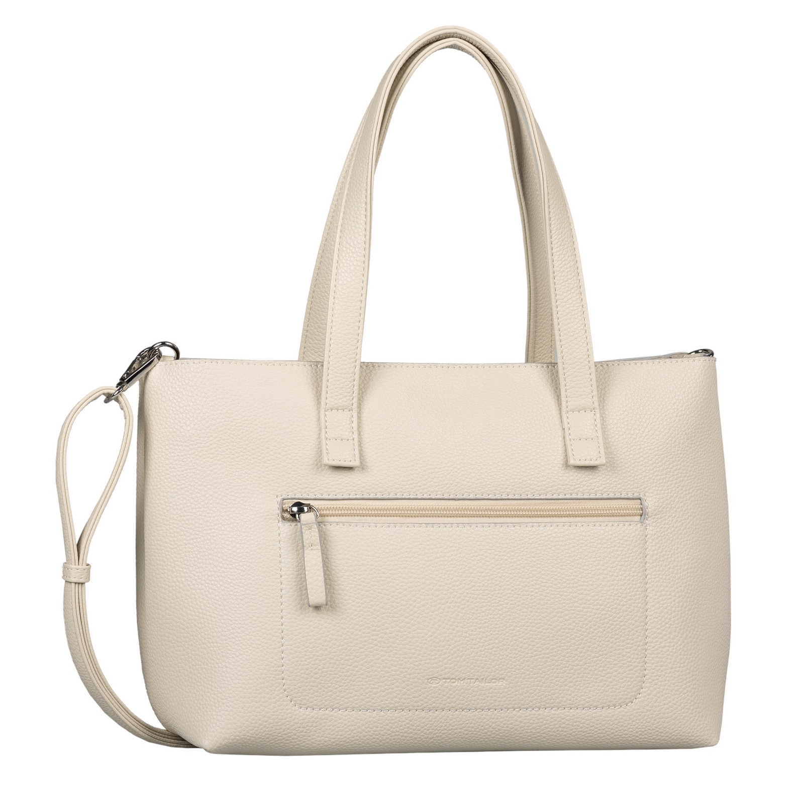 Сумки Tom Tailor Elis на молнии Shopper Damenaccessoires Taschen бежевого цвета Freizeit