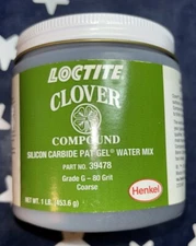 Loctite CLOVER Compound 39478  1 LB  Silicon Carbide Pat Gel  Grade C - 80 Grit
