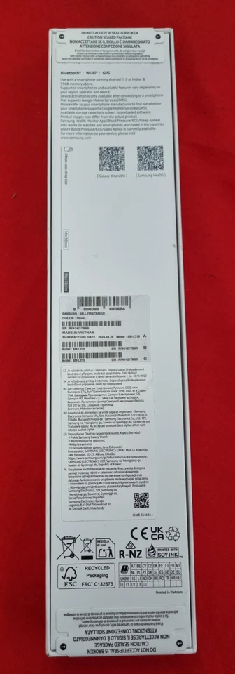 Samsung Galaxy Watch7 - 44mm -Bluetooth Silver -SM-L310NZGAEUA (Brandnew) - Image 2 of 2