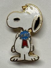 Snoopy Enamel HERO Pin By Aviva Vintage