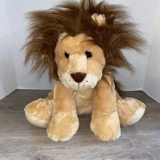 Hugfun International 12 inch Plush Sitting Lion Very Soft Floppy