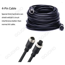 4Pin Aviation Extension Cable For Rear View Truck Trailer Camera Male to Female