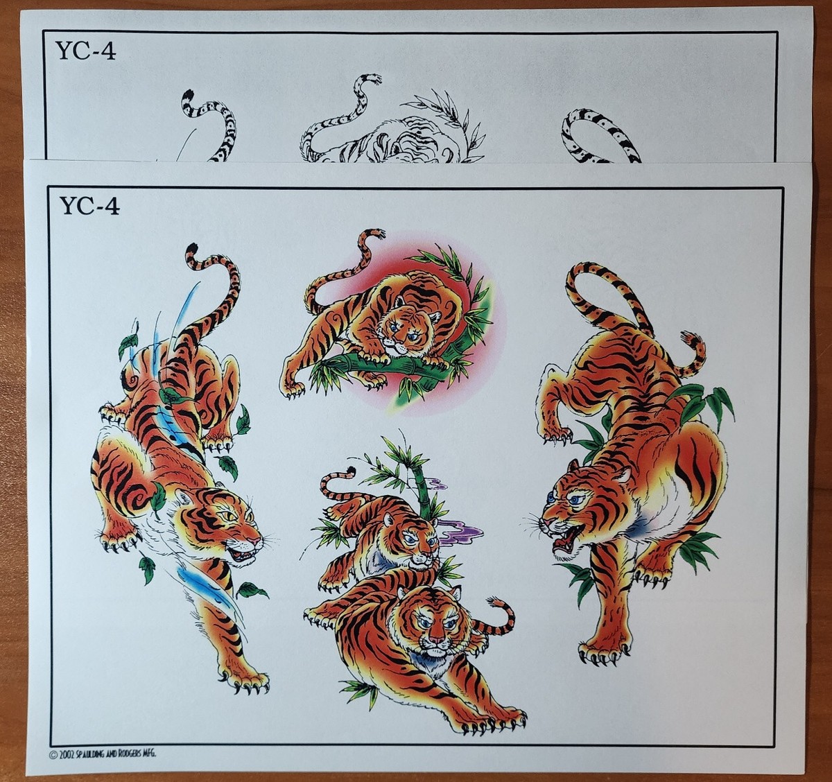 K*o様 スポルディング&ロジャース TATTOO FLASH SPAULDING & ROGERS