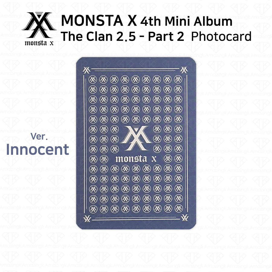 MONSTA X 4th Mini Album THE CLAN 2.5 Part 2 Official Photo Card