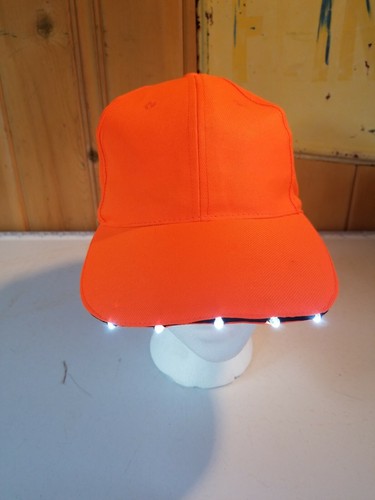 Orange Huntworth Hunting Hat W/ Led 