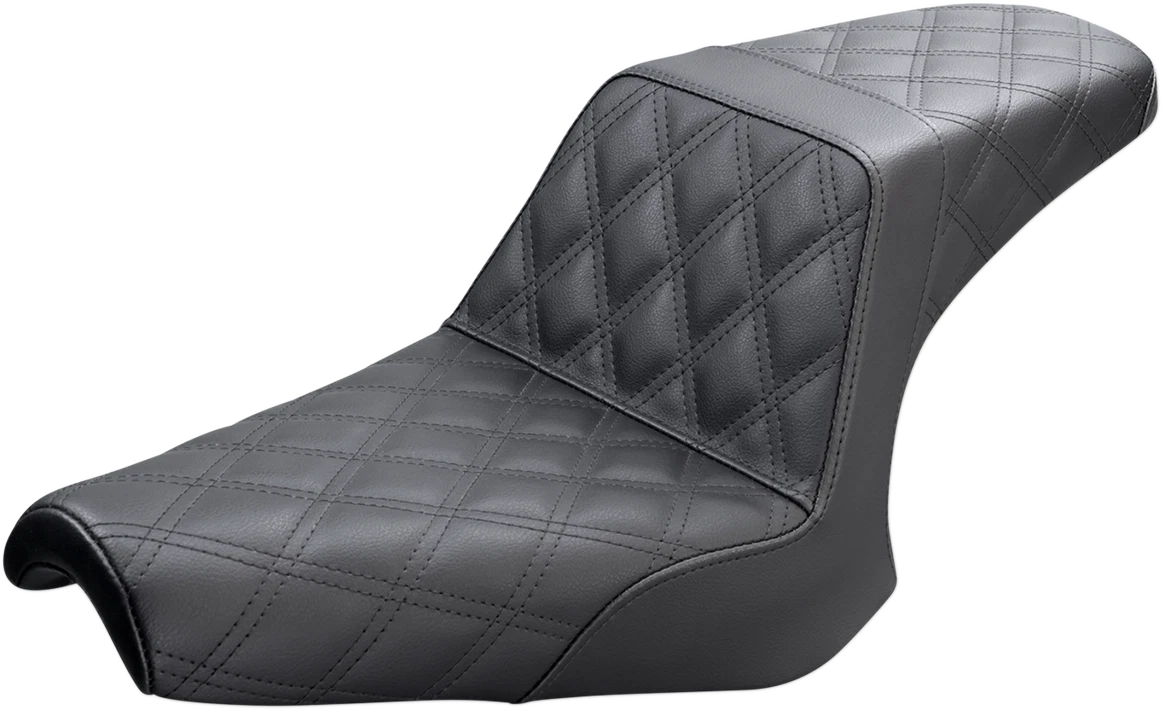 Saddlemen Step Up Seat Full Lattice Stitch Black Yamaha XV