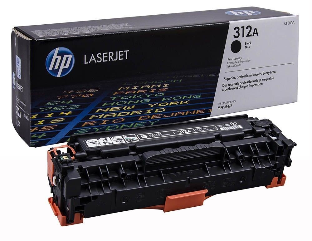 HP Cartouche 312A toner Noir LaserJet haute précision pour des textes nets