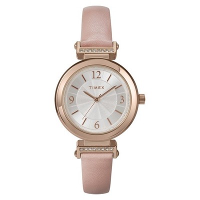 Timex TW2W96300 Main Street 31 mm mit wendbarem Lederarmband   Damenuhr  31 mm  