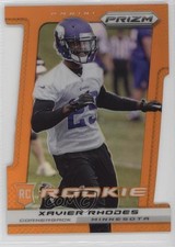 2013 Panini Prizm Rookie Orange Die-Cut Prizm /50 Xavier Rhodes #298 4f5