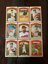 2021 Topps Heritage No SP Baseball Cleveland Indians Base MLB Hand Collated Team