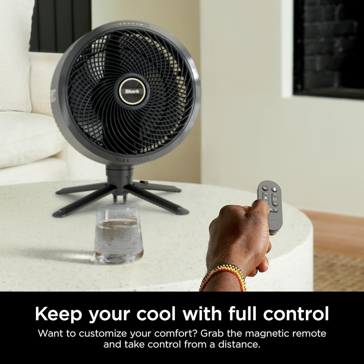 Shark FA222 FlexBreeze Outdoor & Indoor Fan with InstaCool Misting