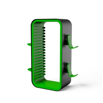 Effizienter Organizer für 18 Spiele Disks für PS5 für Xbox für Switch Aufbew