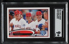 2012 Topps Update All-Star Mike Trout CJ Wilson Jered Weaver SGC 9 MINT 0z6e