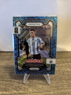 Lautaro Martinez 2026 Monopoly FIFA World Cup Prizm Blue Wave