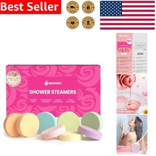Relaxation Shower Steamers 8 Pack Natural Essential Oils Self Care Gift