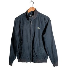 Lacoste L!VE Harrington Jacket Men's Size M Blue Full Zip Lightweight Casual