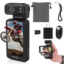 Minolta Pocket Camcorder 5K Ultra HD Video 4K at 60fps 20MP Photos Night Vision
