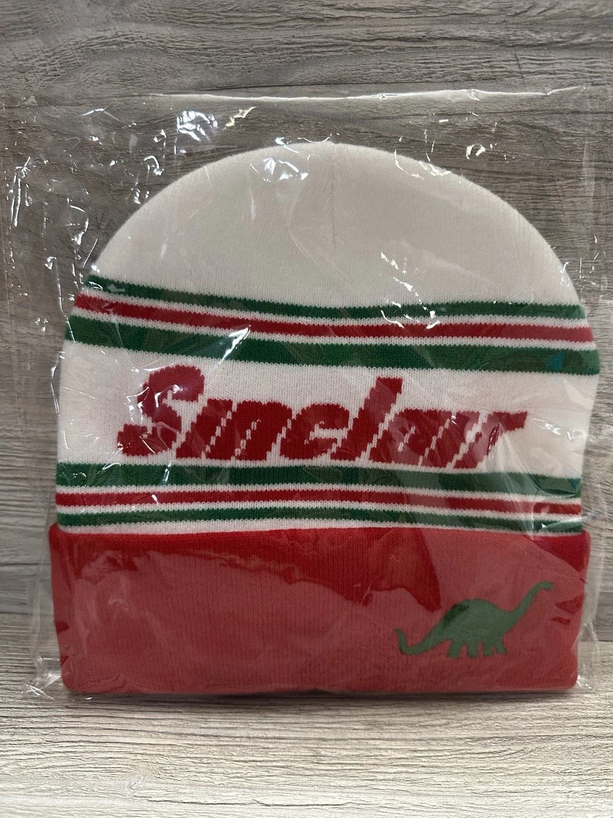 Sinclair Gas And oil Dino Beanie Hat Winter Hat Sinclair Logo Gas Station New!!
Opens in a new windo