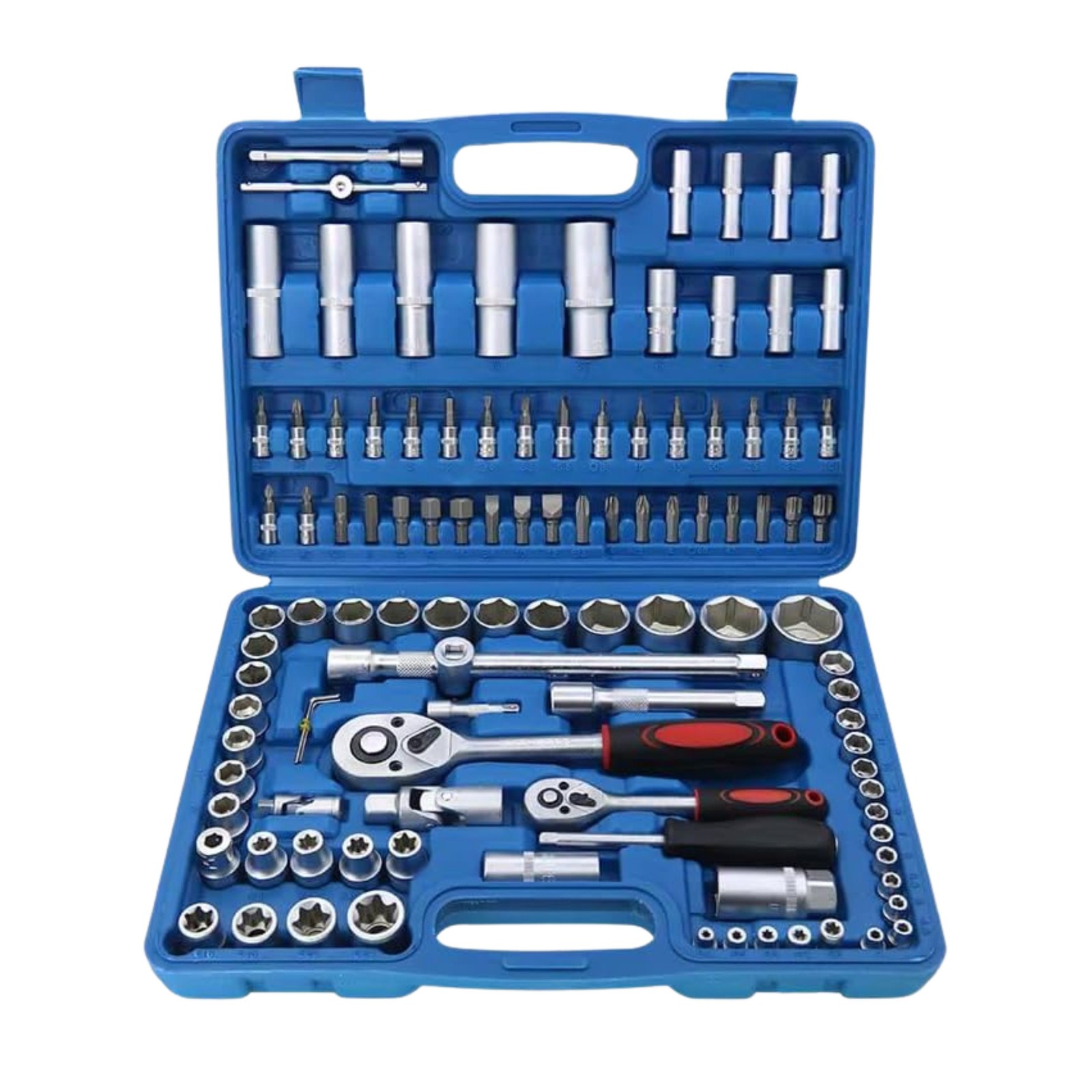 VALIGIA SET CHIAVI A BUSSOLA 108 PEZZI VANADIUM CON CRICCHETTO 108 PZ...