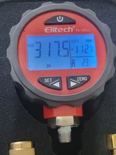 PG-30Pro Refrigeration HVAC Digital High Pressure Freon Gauge 87 Refrigerants