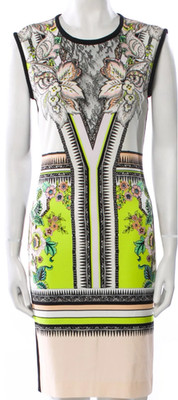 ROBERTO CAVALLI Printed Knee-Length Dress Size: M | US6, IT42 Ret. $ $ 1460 NWT