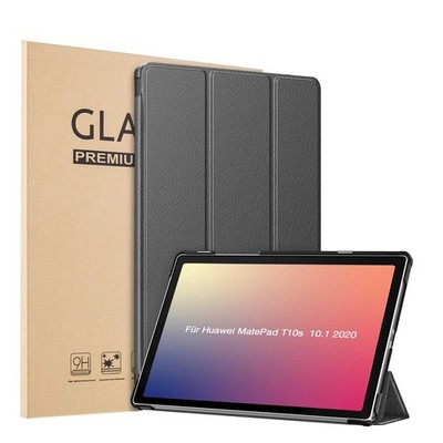 Tablet Schutzhülle für Huawei MatePad T10s 10.1 2020 Hülle Cover Case Grau Glas