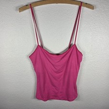 Cosabella Pink Strappy Cami Top Size S Made in Italy Spaghetti Strap