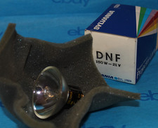 Vintage NOS Sylvania Tungsten Halogen Projector Lamo Bulb DNF 150W-21V