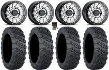 Raceline Squad Bdlk 15 Wheels 10mm 35 Versa Cross V3 Tires Commander Maverick