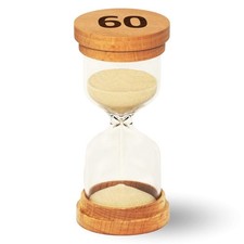 Glass Hourglass Timer Sand Clock Modern Desk Sand Clock Minutes Clear Glass