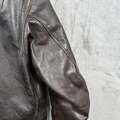 Buzz Rickson's William Gibson MA-1 Leather Flight Jacket Size 40 image 10