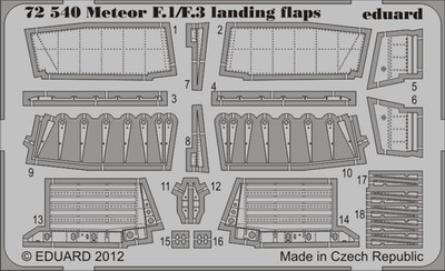Eduard 72540 1:72 Gloster Meteor F.1/F.3 Landeklappen