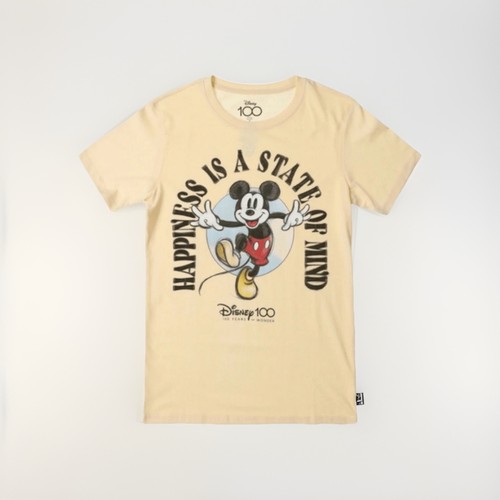 Disney 100th Anniversary Mickey Mouse Happiness State Mind Graphic Tshirt